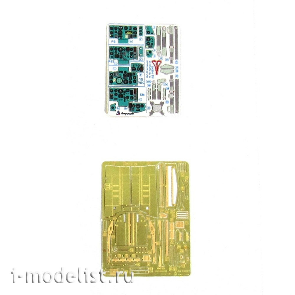 048002 Microdesign 1/48 Set of photo etching on M&G-25 RB, RBT, PD/PDS, BM color interior from ICM