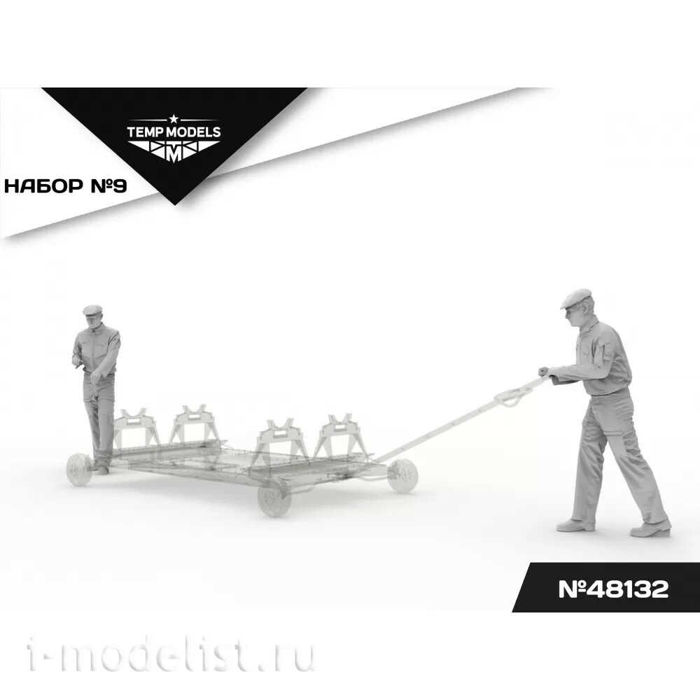 48132 TEMP MODELS 1/48 Техники ВКС РФ. 2 шт. Набор № 9