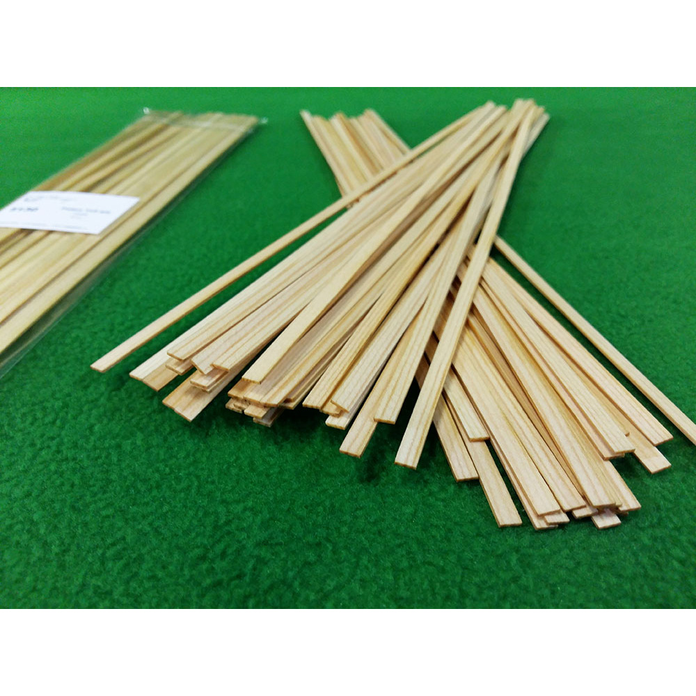 5130 Sbmodel Reiki 1x5 mm, length 300 mm, 50 PCs, pine