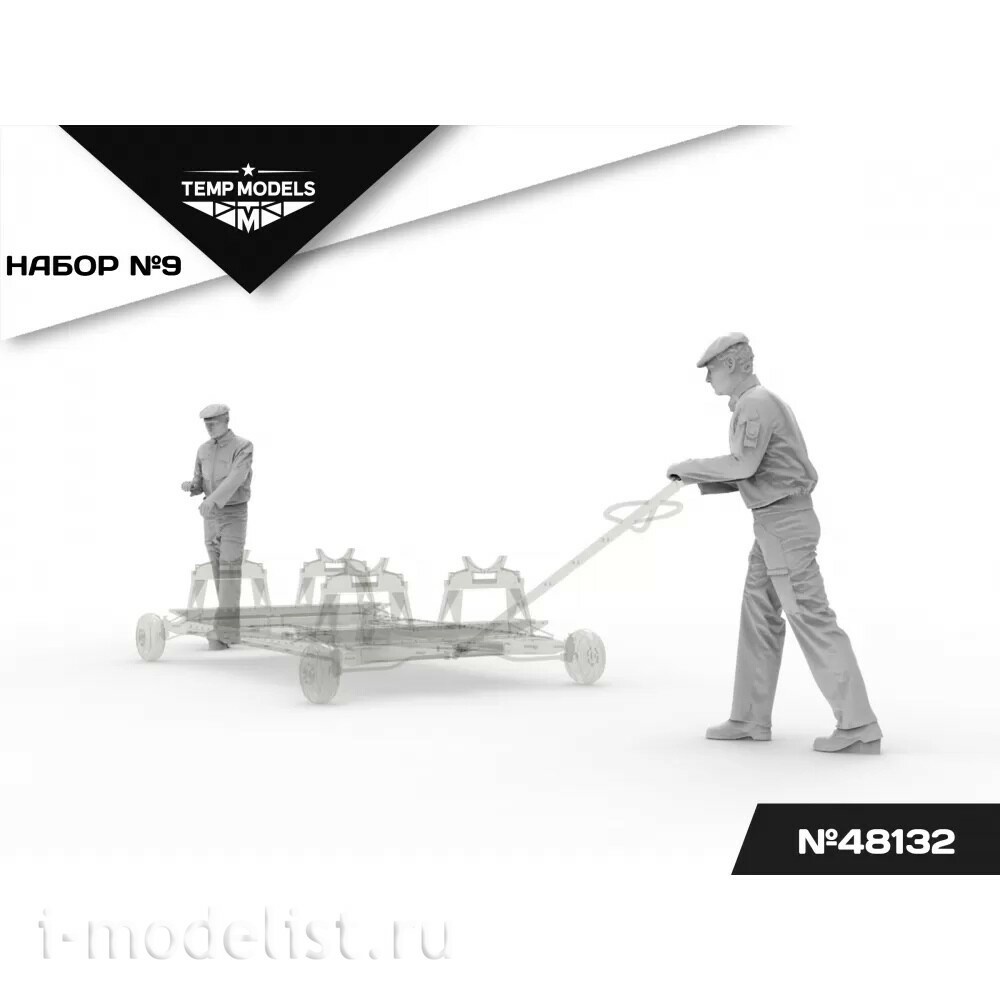 48132 TEMP MODELS 1/48 Техники ВКС РФ. 2 шт. Набор № 9