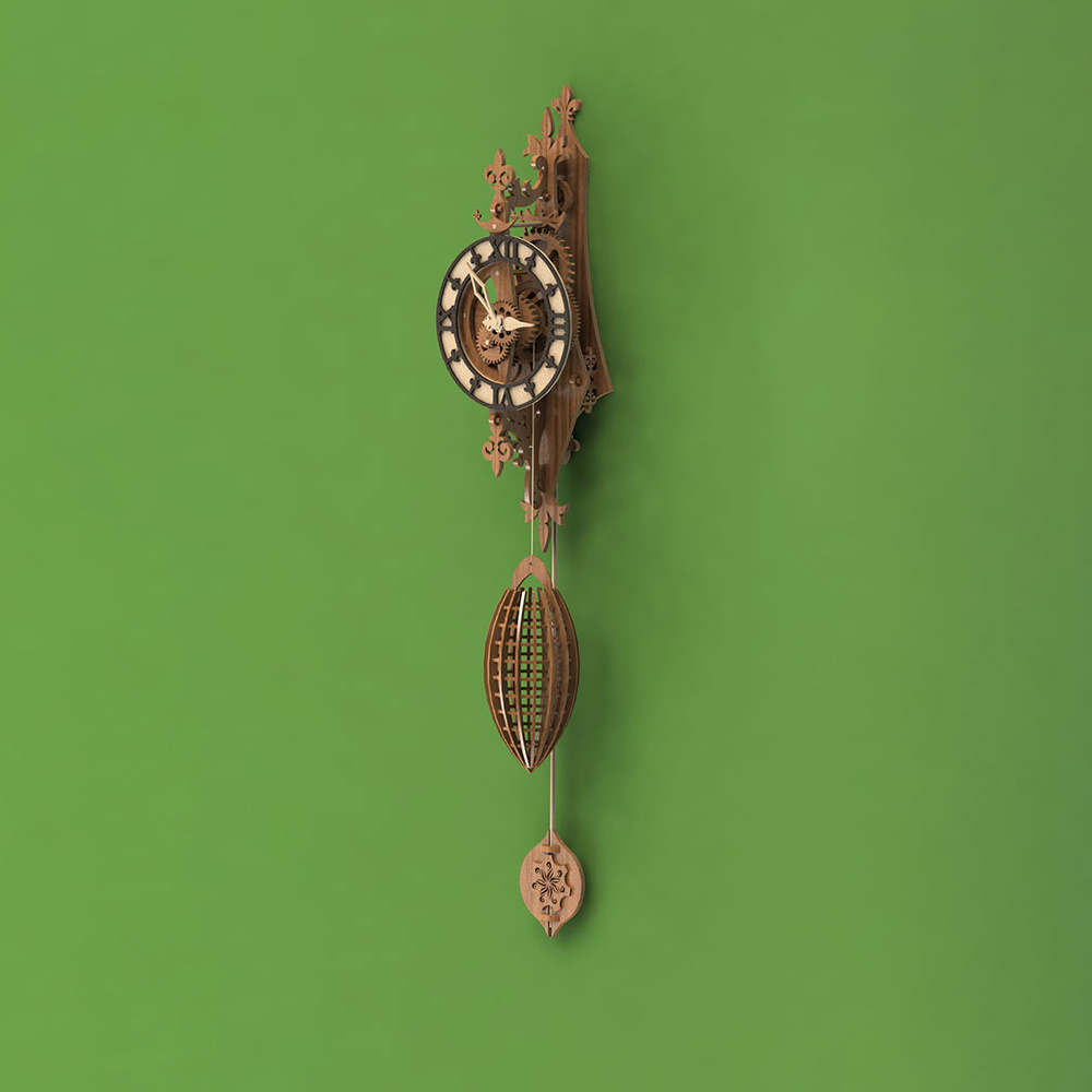 7001 Swmodel wall Wooden clock