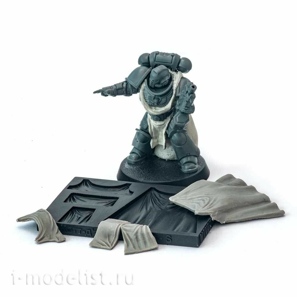 T-135 MiniWarPaint Инструмент (молд) для создания кfromт д'арм и плащи, размер S