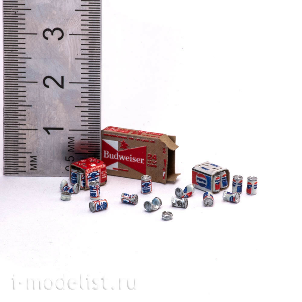 S-261 MiniWarPaint Budweiser + Pepsi cans 0.35ml 1960-1970, size M
