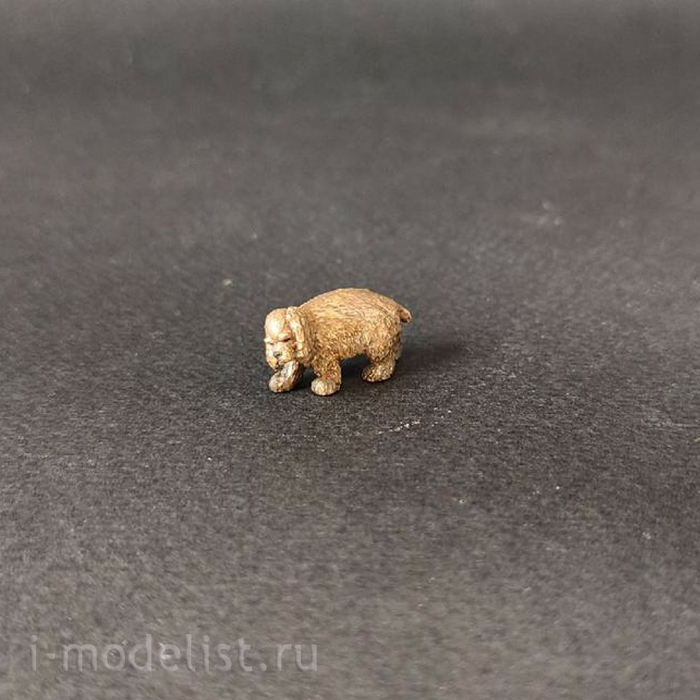 im35010 Imodelist 1/35 Action figure of a border girl with a dog