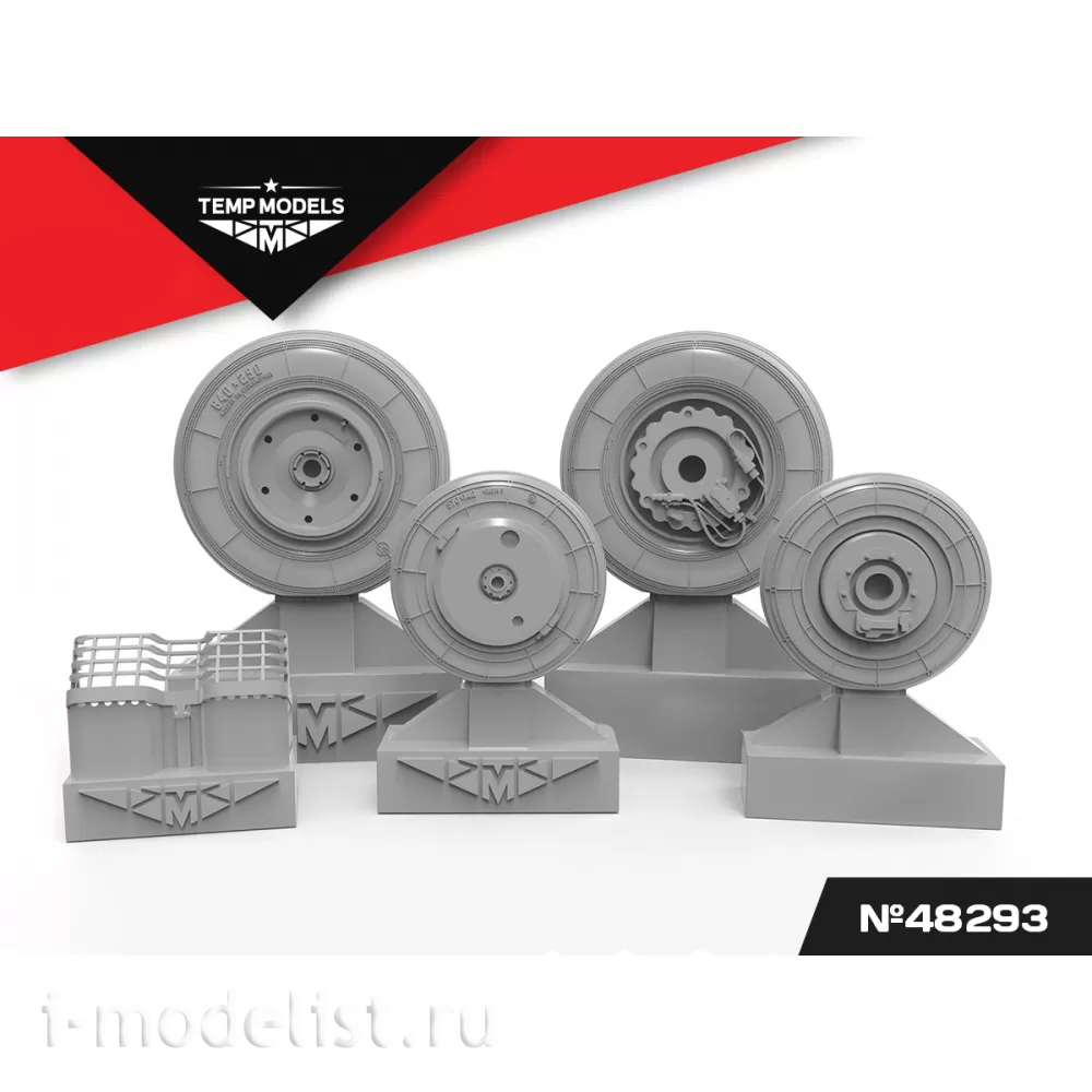 48293 TEMP MODELS 1/48 Колеса шасси МiGG-29 СМТ