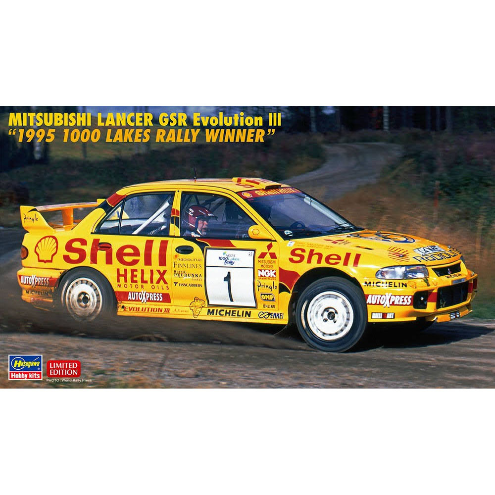 20560 Hasegawa 1/24 Mitsubishi Lancer GSR Evolution III Car