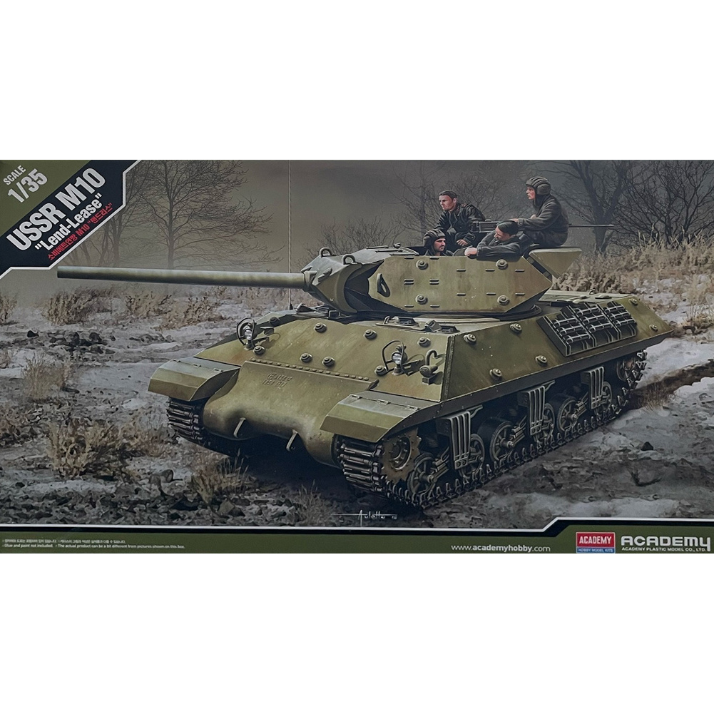 13521 Academy 1/35 M10 tank destroyer of the USSR Lend Lease