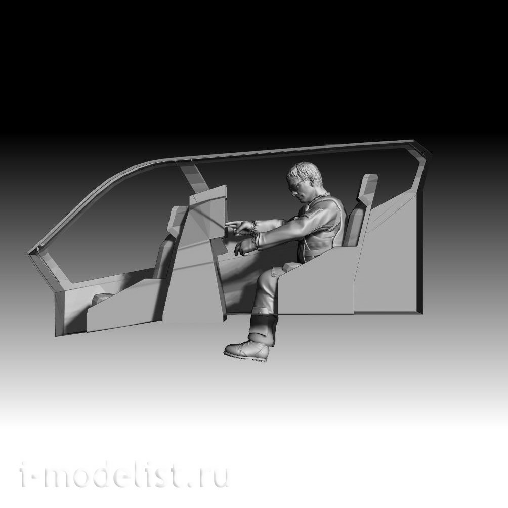 Im32001 Imodelist 1/32 Figure set (2 pieces) Pilots sitting in the cockpit