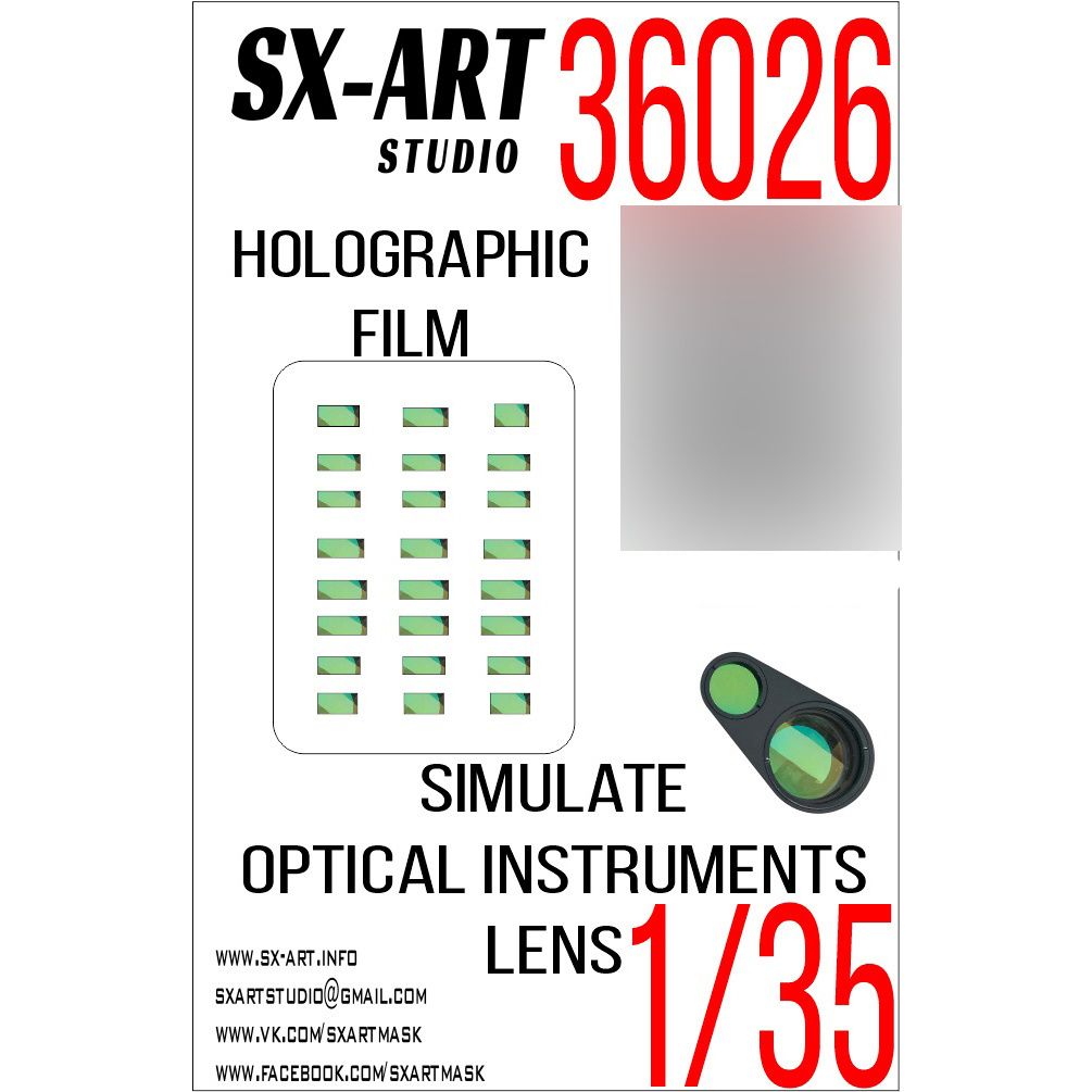 36026 SX-Art 1/35 Imitation of inspection devices (Trumpeter)