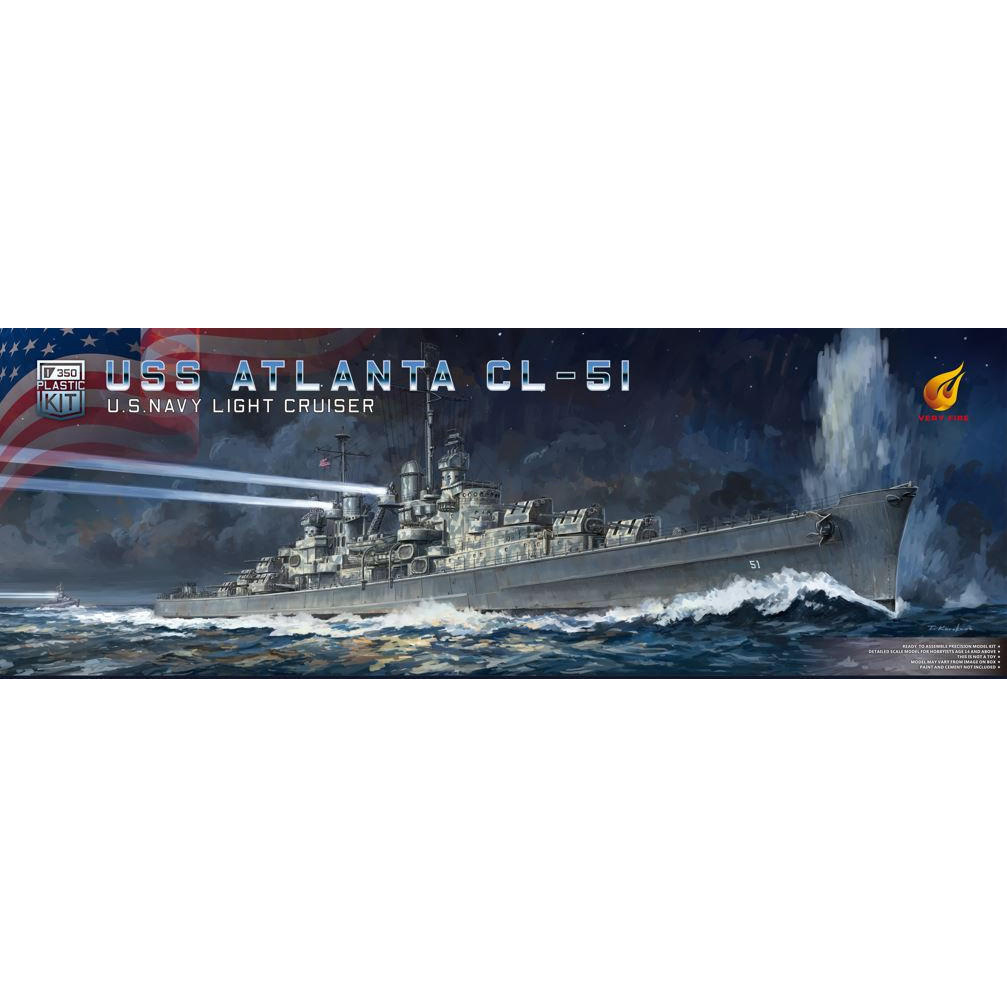 VF350922DX Very Fire 1/350 Лёгкий крейсер ВМС США 