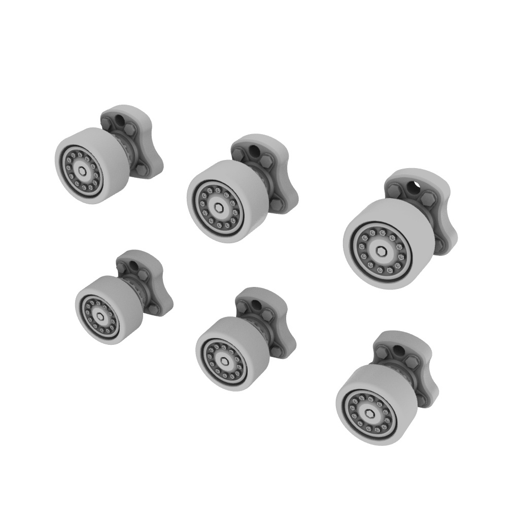 ПРОМО5 SG Modeling 1/72 T-90 Tank Support Rollers