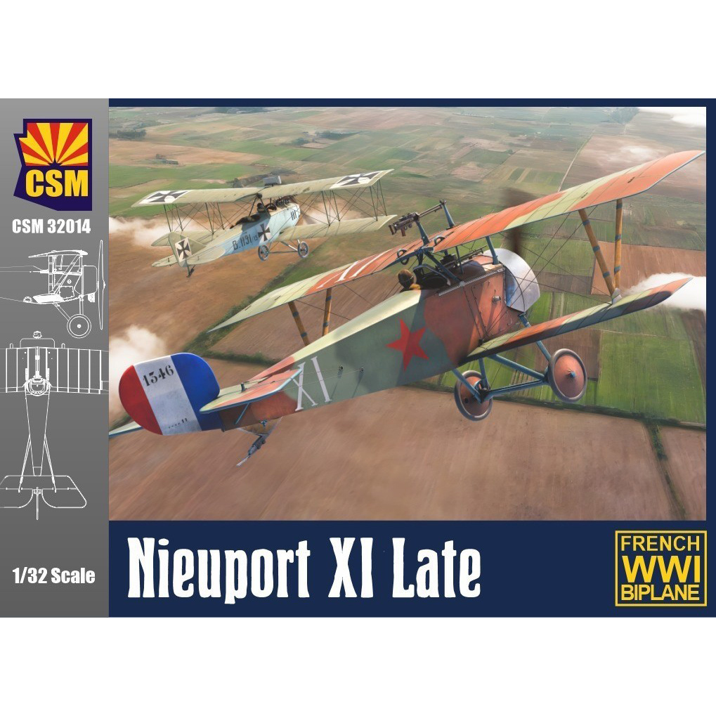 CSM32014 Copper State Models 1/32 Французский истребитель Nieuport XI (поздний)