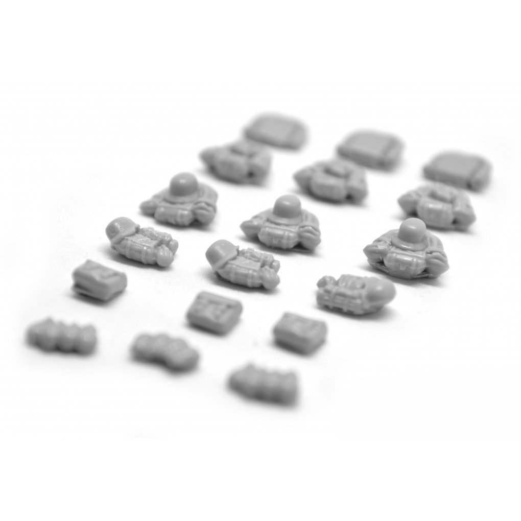 721818 Ram 1/72 ABT body kit equipment (Germany, WWII), 18 pcs.