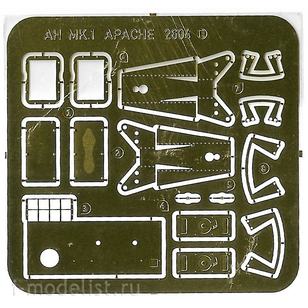 2604 Takom 1/35 Helicopter AH Mk. 1 Apache