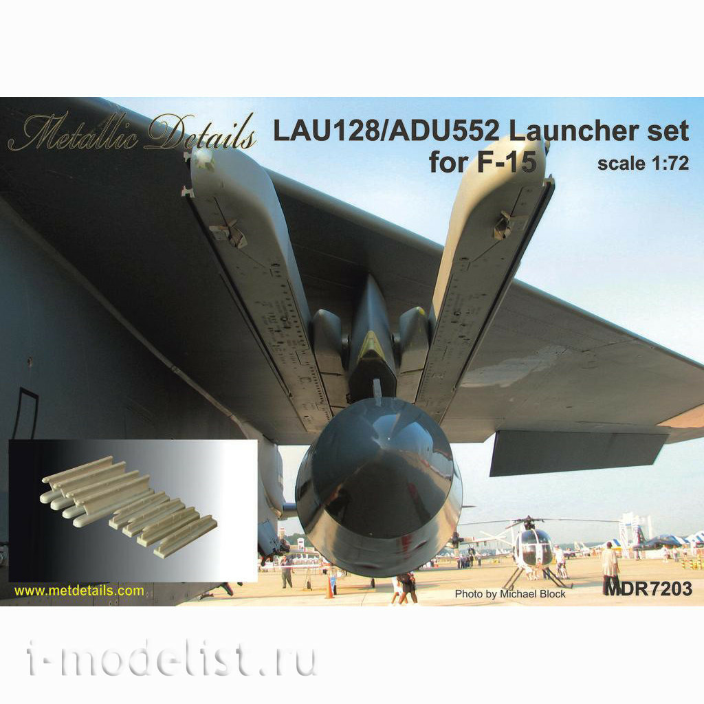 MDR7203 Metallic Details 1/72 LAU-128/ADU-552 Launcher for F-15