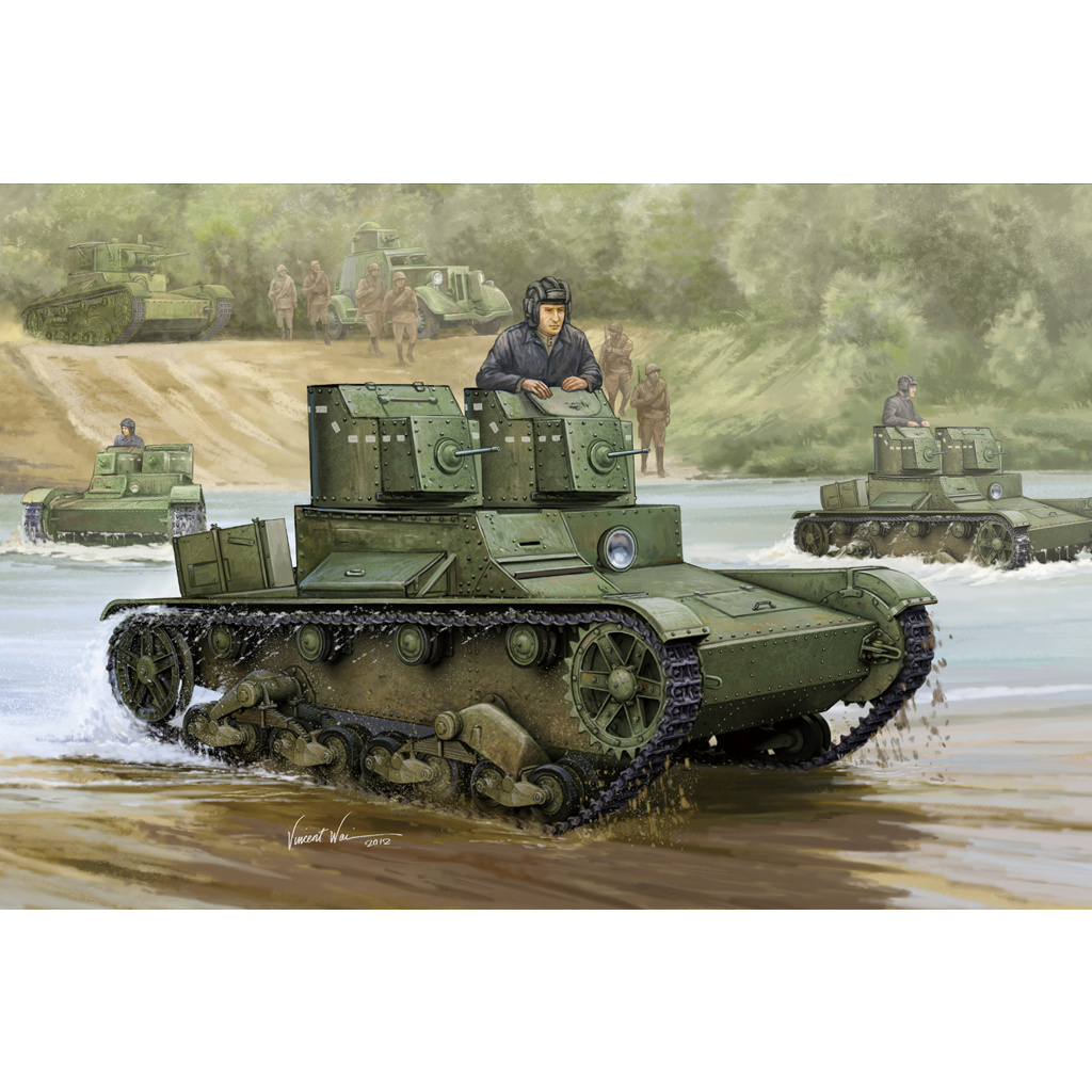 HobbyBoss 82494 1/35 Soviet T-26 Light Infantry Tank Mod.One thousand nine hundred thirty one