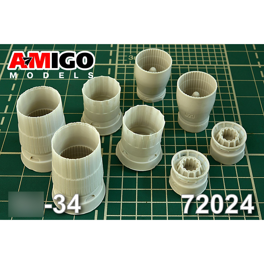 AMG72024 Amigo Models 1/72 Engine Nozzle AL-31F for C-34