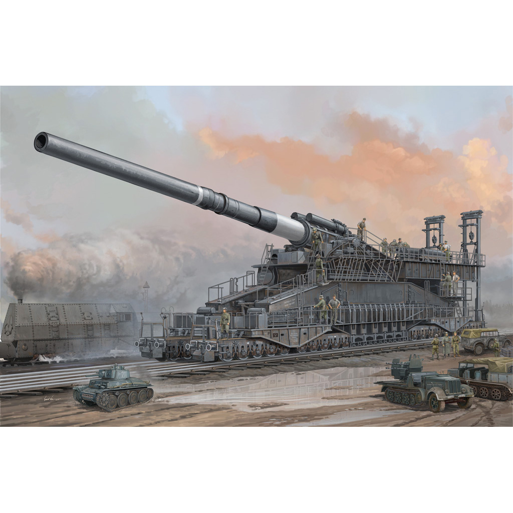82911 HobbyBoss 1/72 German 80cm K(E) Railway Gun 