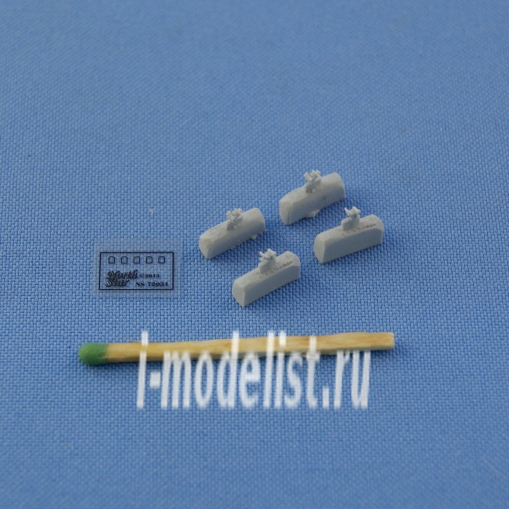 NS72031 North Zvezda 1/72 Soviet Gunsights PBP-1B 4 pcs. In a set