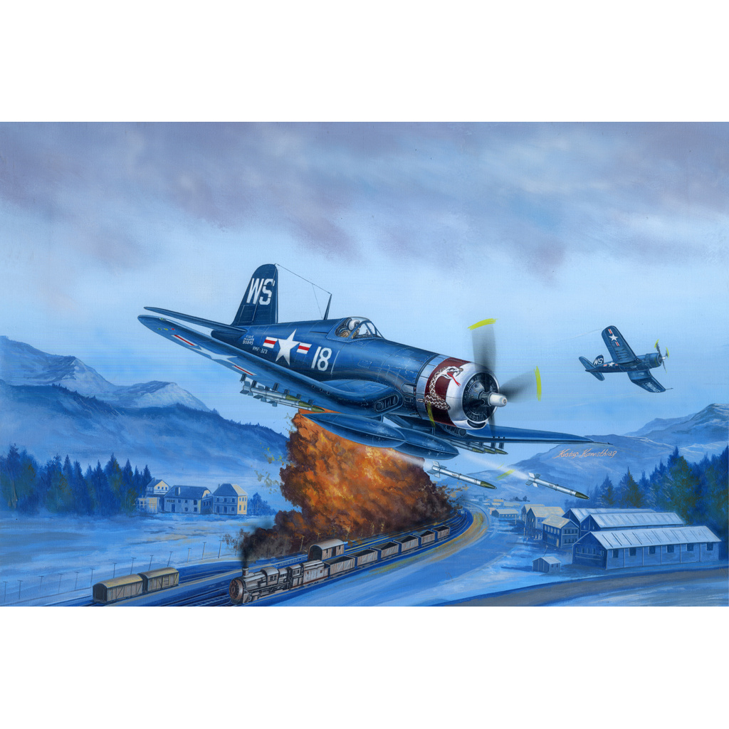 80387 HobbyBoss 1/48 F4U-4 Corsair aircraft (Later version)