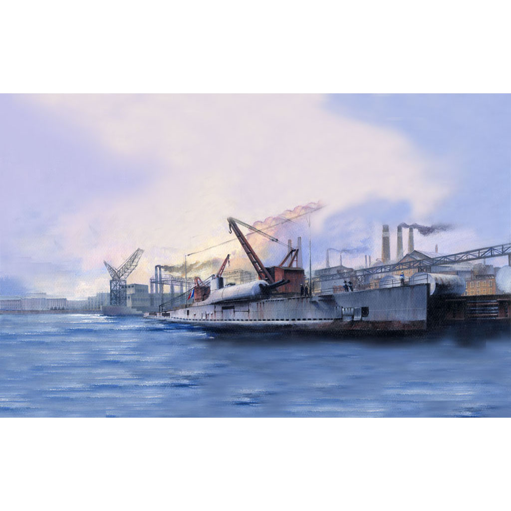 83522 HobbyBoss 1/350 French Surcouf Submarine Cruiser