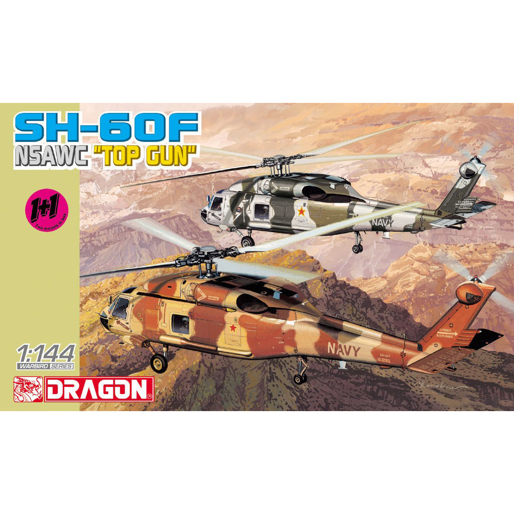 4612 Dragon 1/144 Helicopter SH-60F Oceanhawk NSAWC 