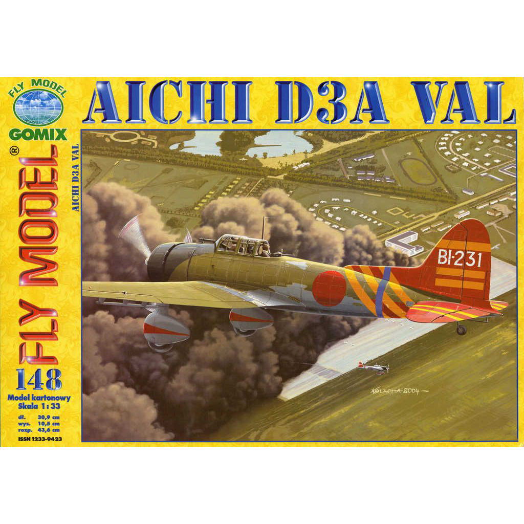 FL148 FLY Model 1/33 Deck Dive Bomber Aichi D3A Val