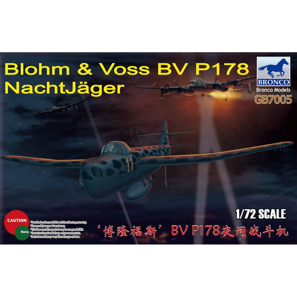 GB7005 Bronco 1/72 Blohm & Voss BV P178 NachtJager