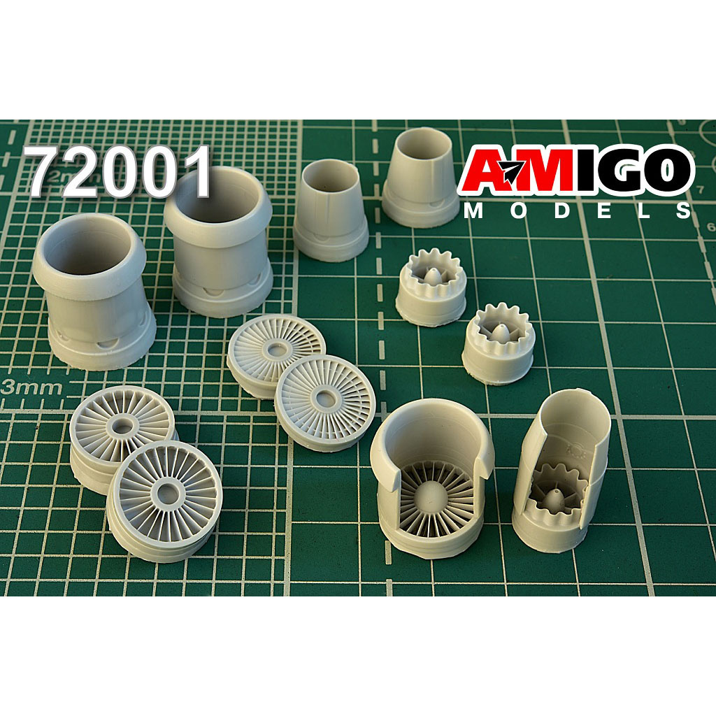 AMG72001 Amigo Models 1/72 Engine D-30 for Tupolev-134