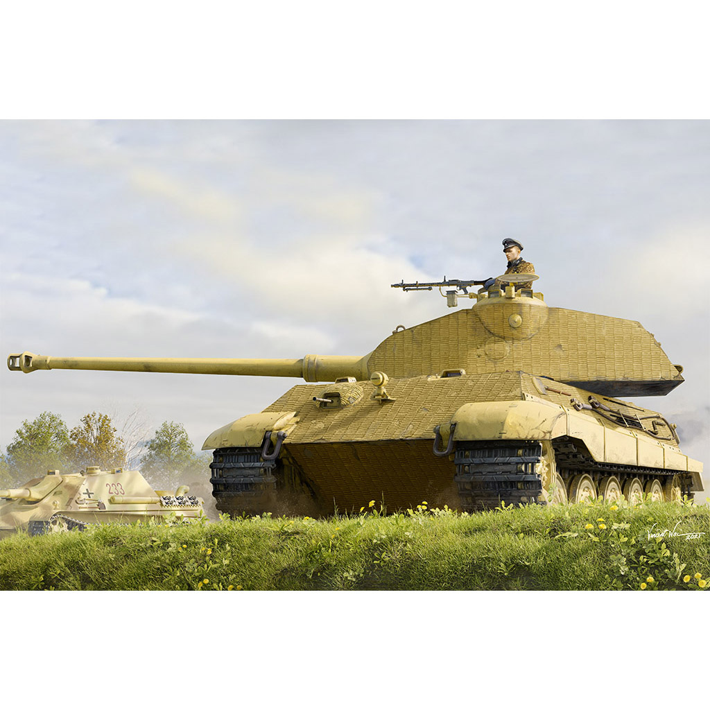84558 HobbyBoss 1/35 Tank Pz.Kpfw.VI Sd.Kfz.182 Tiger II (Porsche Early production vehicle Fgst.Nr.280009)