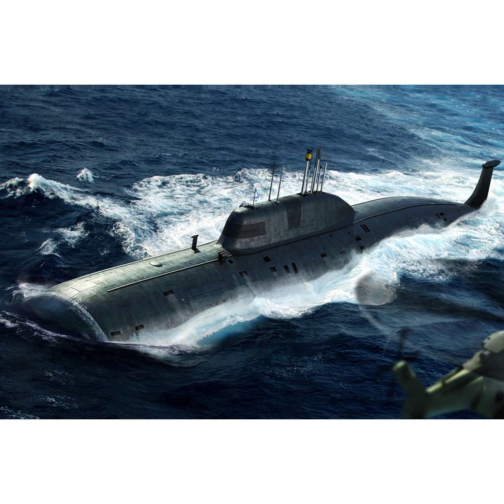83525 HobbyBoss 1/350 Russian Navy Akula Class Attack Submarine