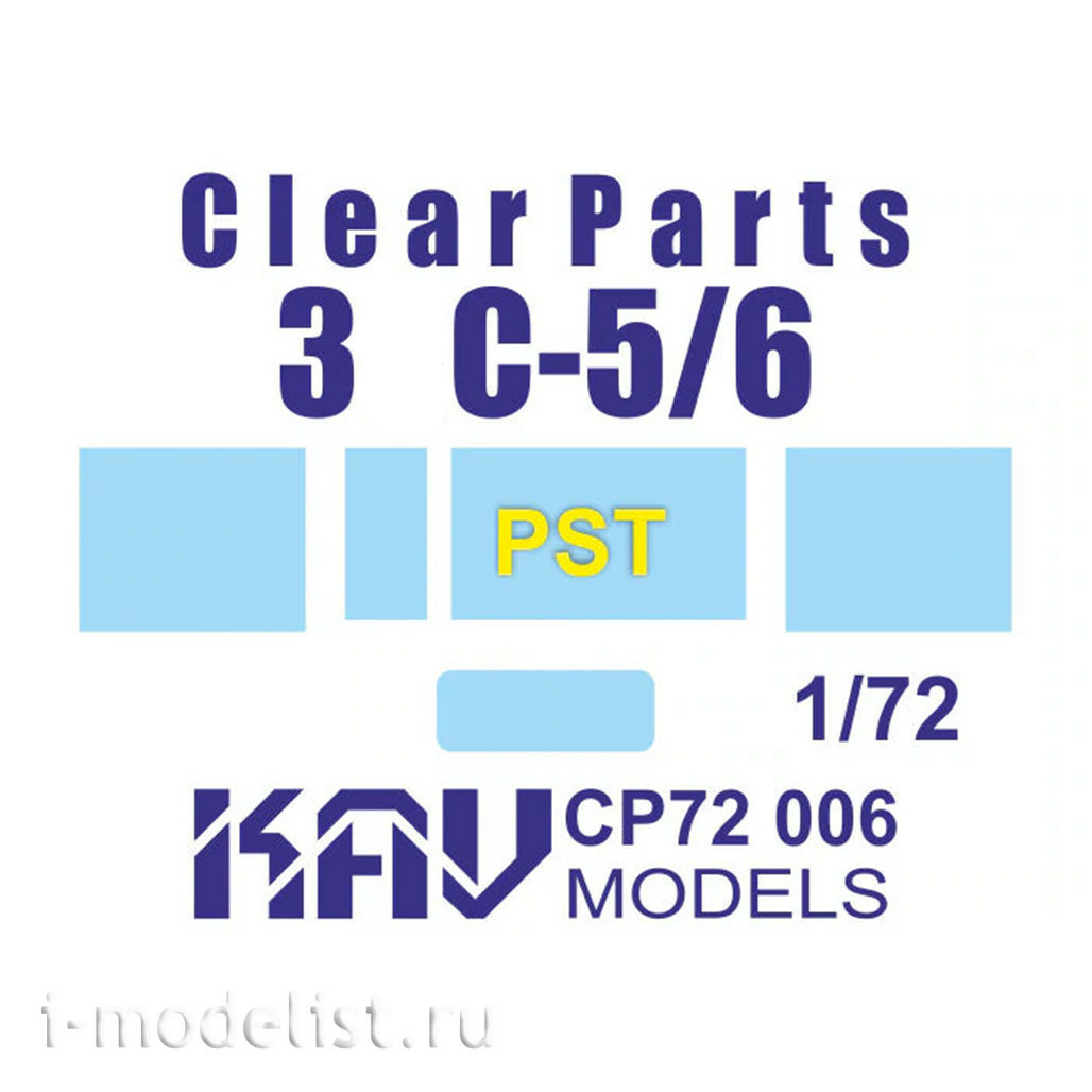 CP72 006 KAV Models 1/72 Glazing for Z&C-5/6 (PST)