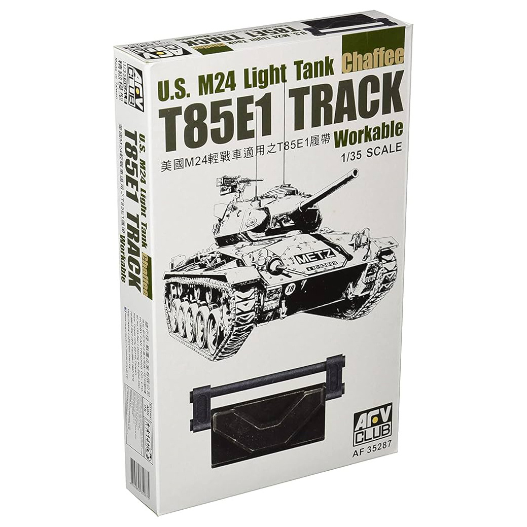 AF35287 AFVClub 1/35 U.S. M24 Light Tank Chaffee T85E1 Track workable