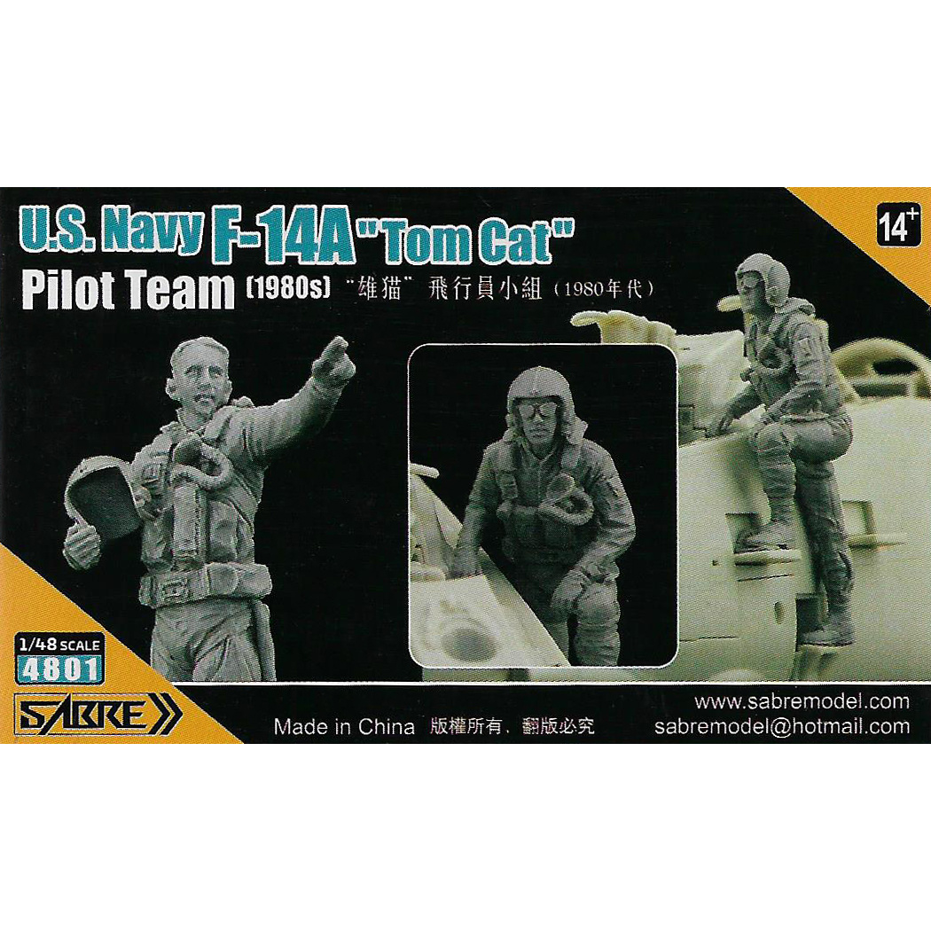 4801 Sabre Model 1/48 US Navy F-14A 