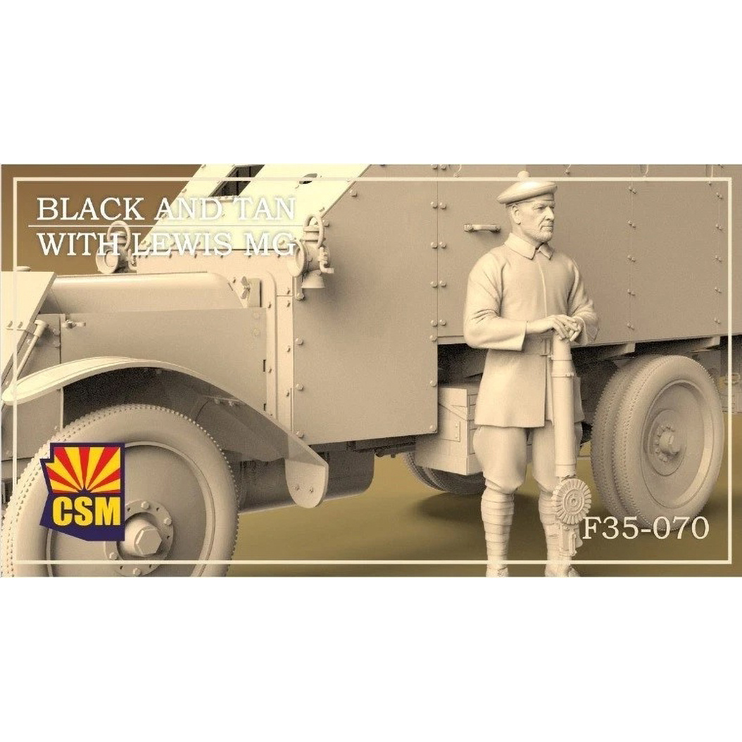 F35-070 Copper State Models 1/35 Black and Tan с пистолетом Льюиса