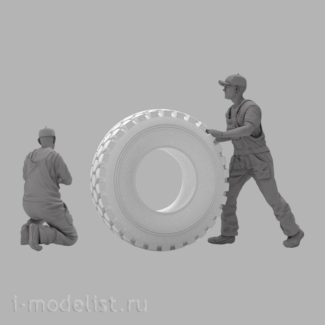 Im35112 Imodelist 1/35 Set of figures of technicians 