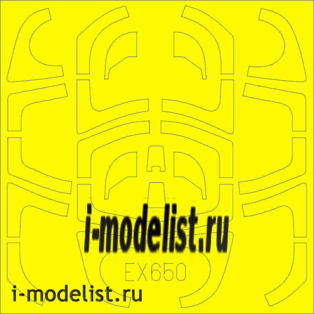 EX650 Eduard 1/48 Mask for the Yak-130 TFace