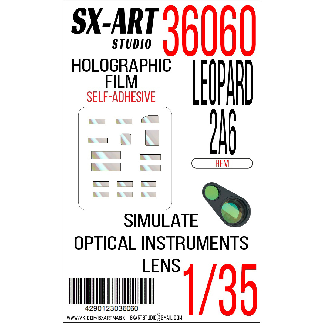 36060 SX-Art 1/35 Imitation of Leopard 2A6 inspection devices (RFM)