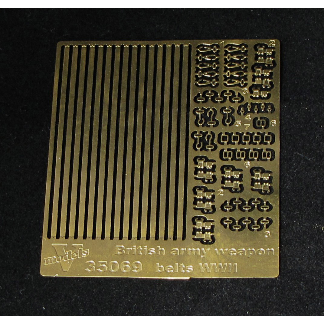 35069 VModels 1/35 Photo Etching Belts of the British Army during the Second World War