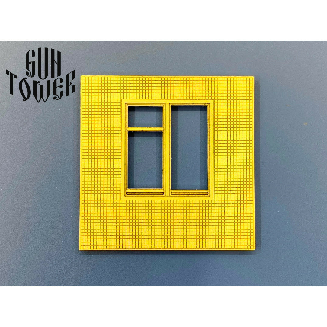 43045 GunTower Models 1/43 Wall Plate. Type 1, 1 piece.