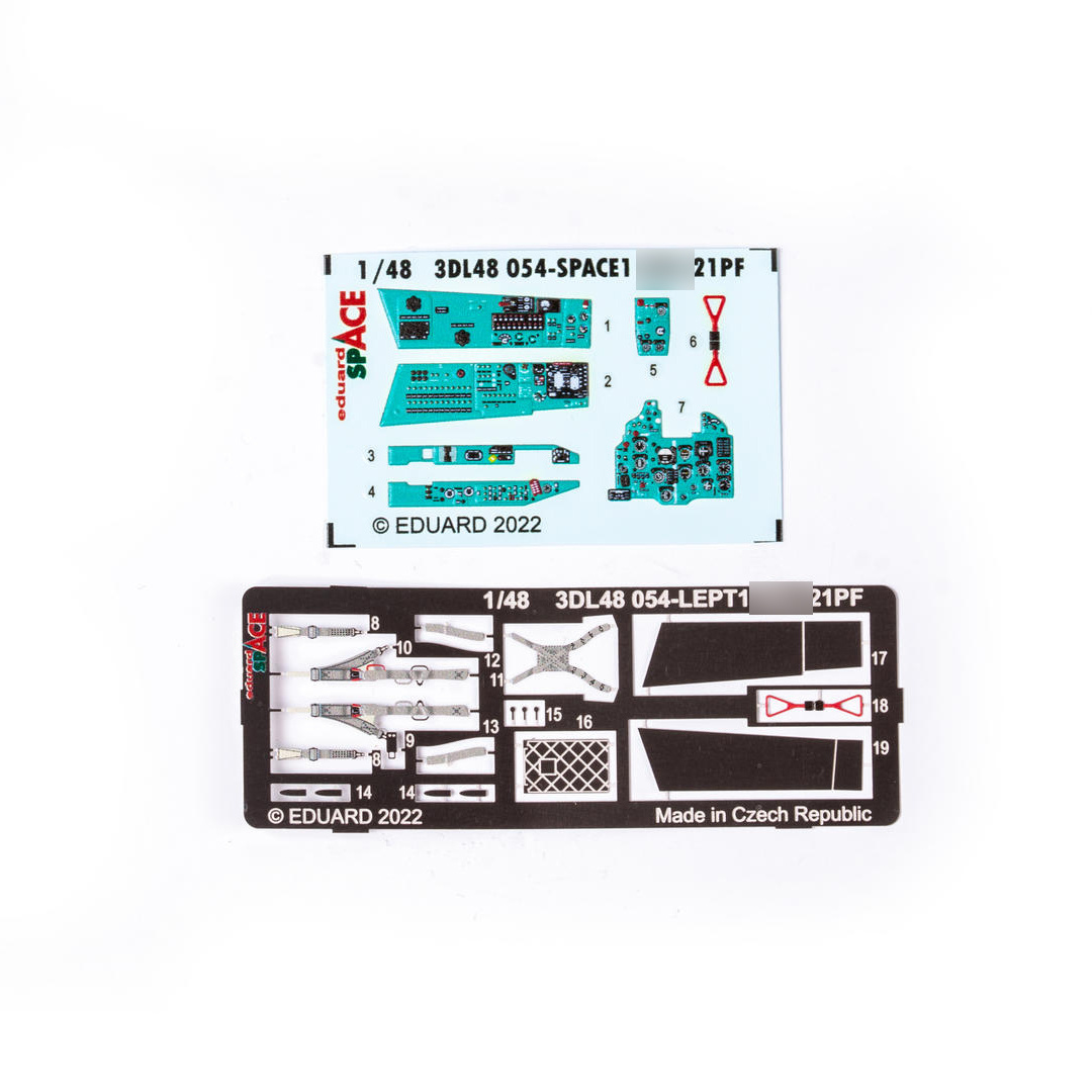 3DL48054 Eduard 1/48 3D Decals for MiGG-21PF SPACE