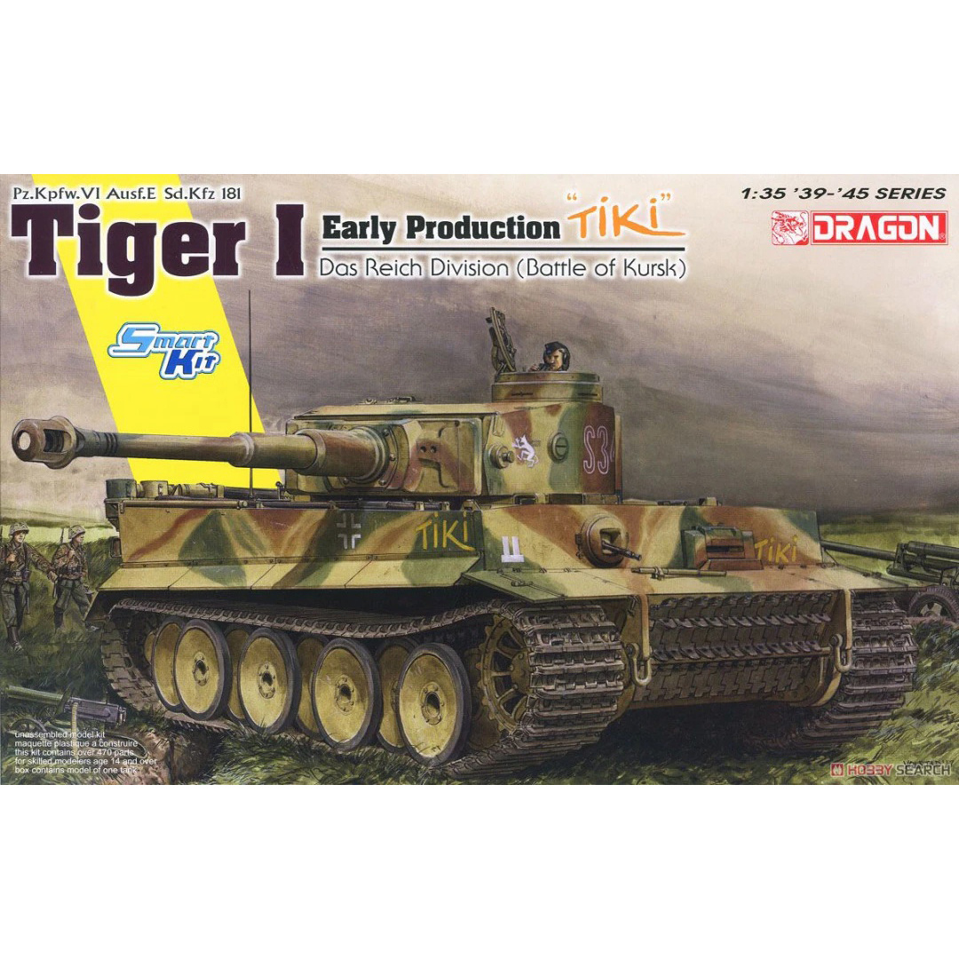 6885 Dragon 1/35 Pz.Kpfw. VI Ausf. E Sd.Kfz. 181 Tiger I Early Production 