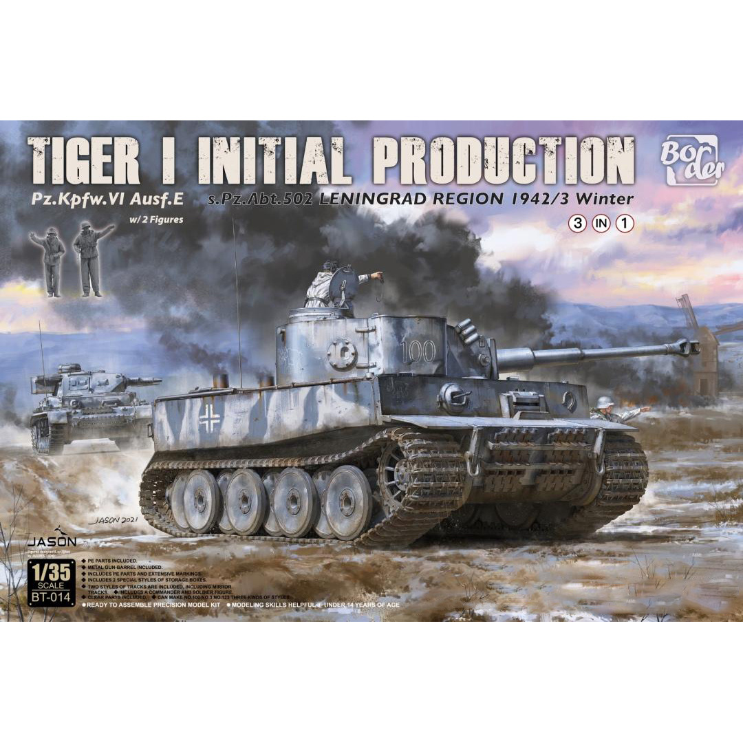 BT-014 Border Model 1/35 Tiger I Tank Initial Production