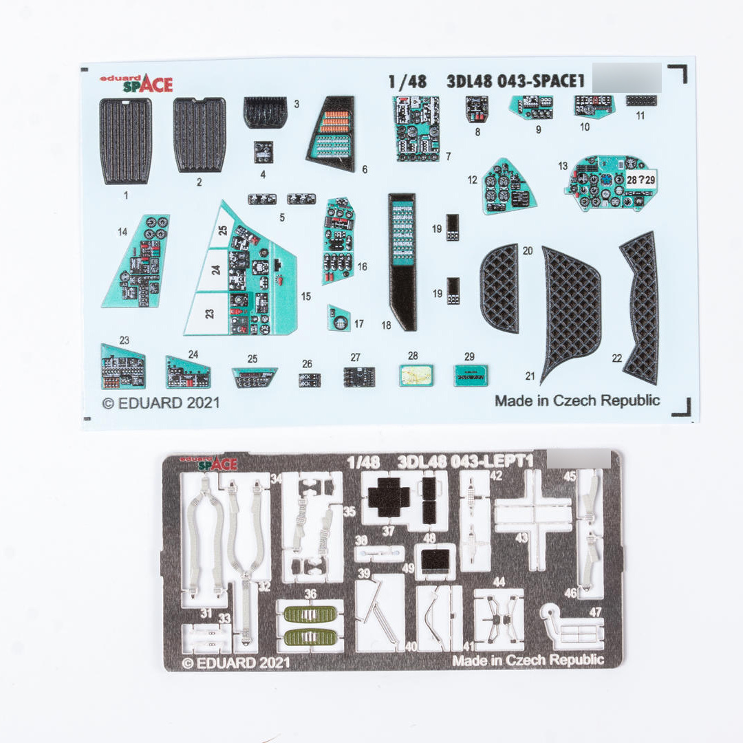 3DL48043 Eduard 1/48 3D Decal for Mu-24D SPACE