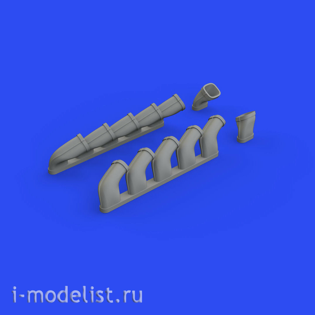 648618 Eduard 1/48 Set of accessories for IL-2 exhaust pipes