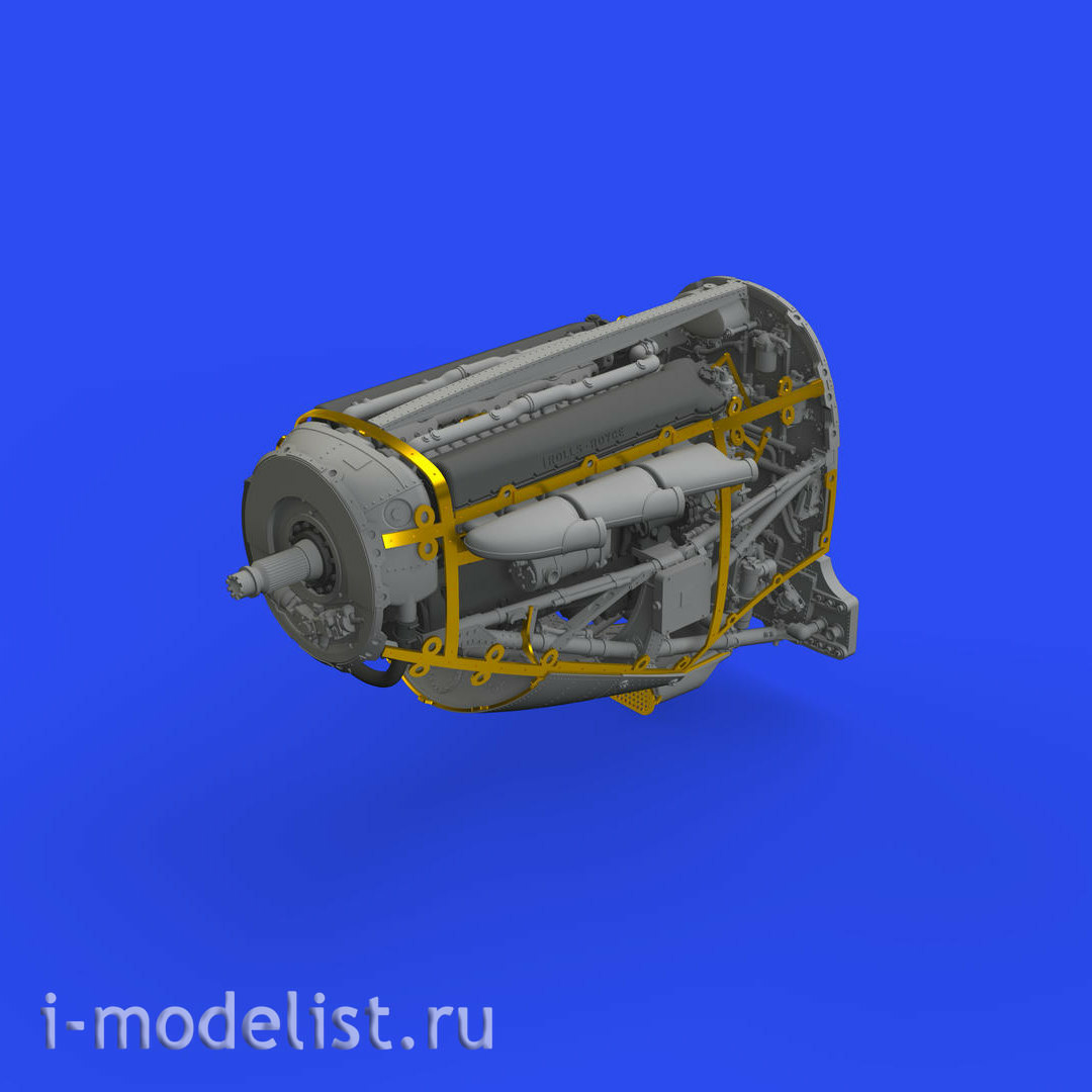 648613 Eduard 1/48 Spitfire Mk. II engine