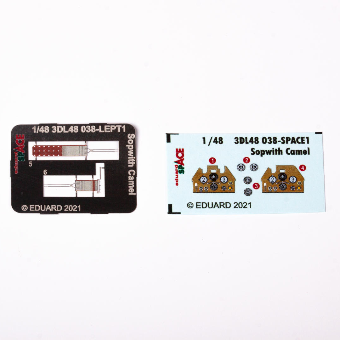 3DL48038 Eduard 1/48 3D Decal for Sopwith Camel SPACE