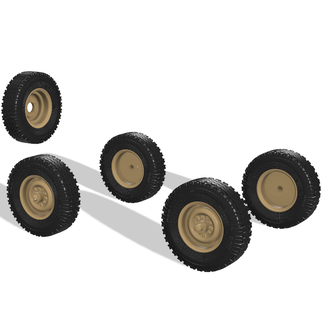 im35126 GE Models 1/35 Wheels for the Zvezda model 