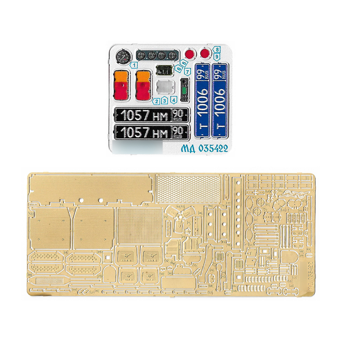 035422 Microdesign 1/35 Photo Etching Kit for car 469 (Trumpeter)