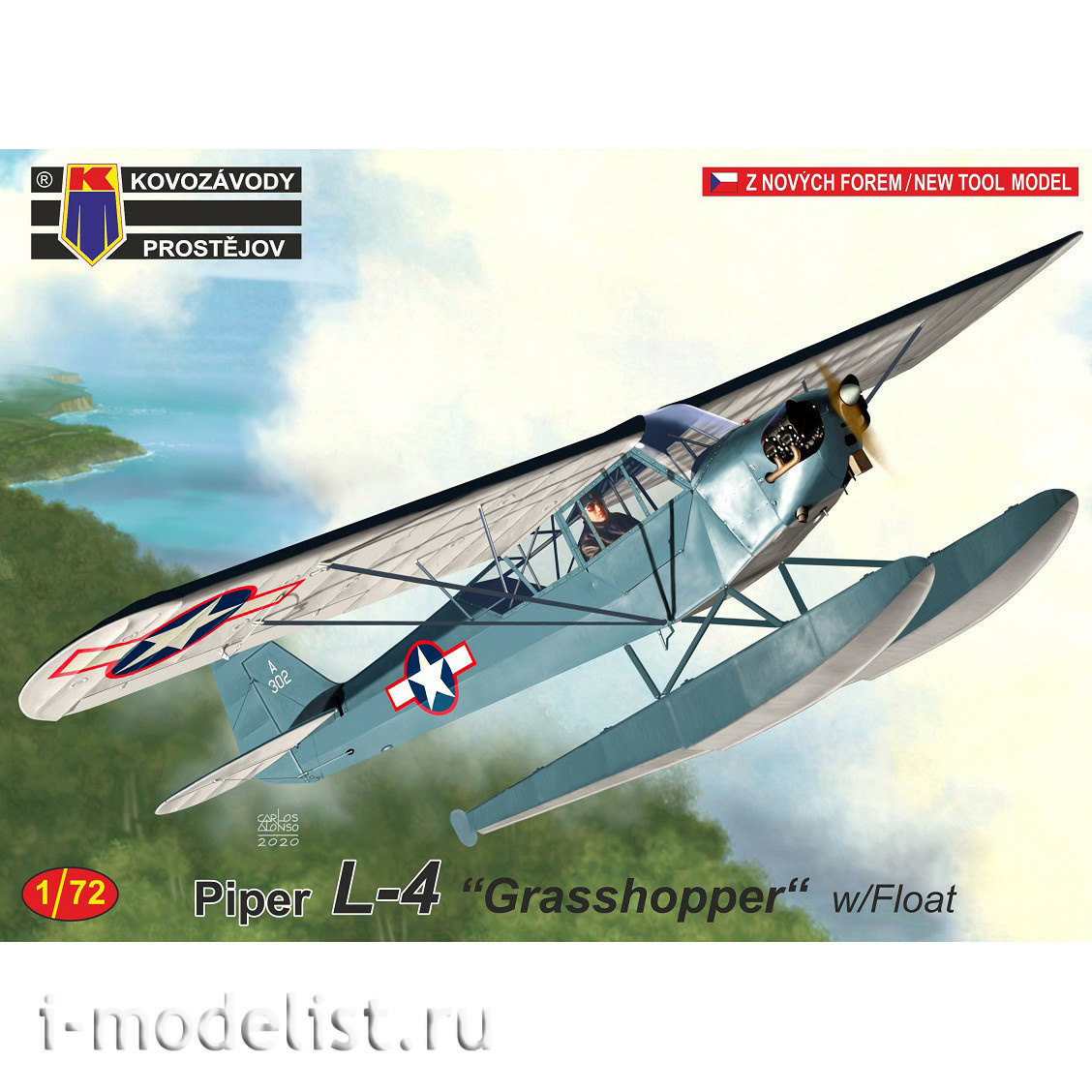 KPM0192 Kovozavody Prostejov 1/72 Piper L-4 